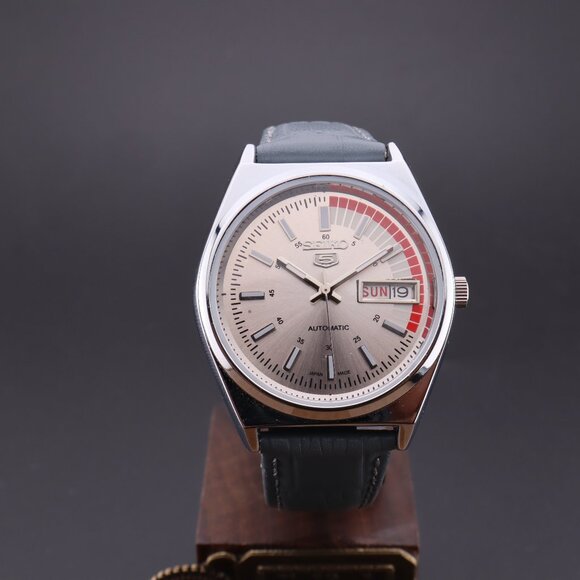 Vintage Seiko 5 Automatic 6309A Japanese Movement 17J D/D Men's Wrist Watch - Picture 15 of 15